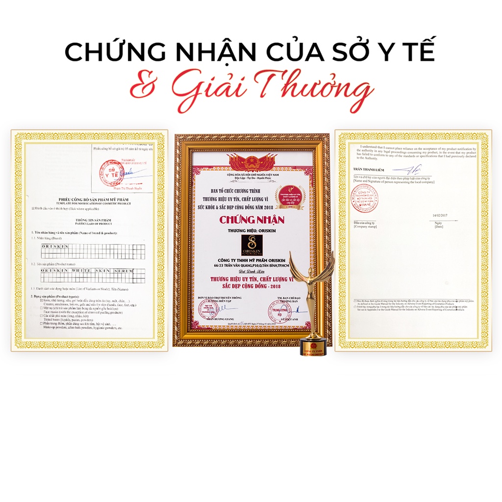 Serum Cho Da Nhạy Cảm Oriskin White Skin Serum ❤️[ CHÍNH HÃNG ] ❤️ Dưỡng Trắng, Mờ Thâm Nám