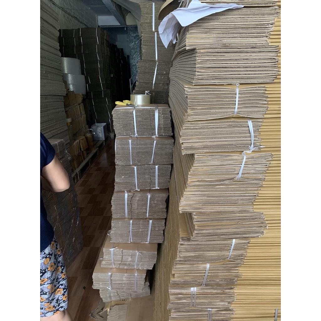 Bộ 60 HỘP 20x20x15 cm HỘP CARTON,THÙNG GIẤY AN HẢO 3 LỚP SIÊU CỨNG ĐÓNG GÓI HÀNG HÓA ĐA NĂNG
