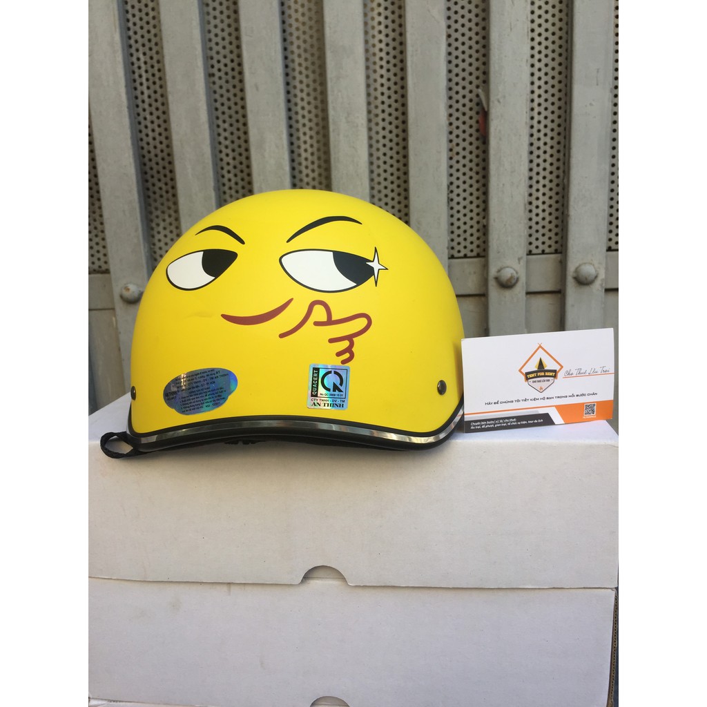 Mũ bảo hiểm nửa đầu gấu nâu gấu brown kèm tai+ chong chóng và kính phi công hot trend