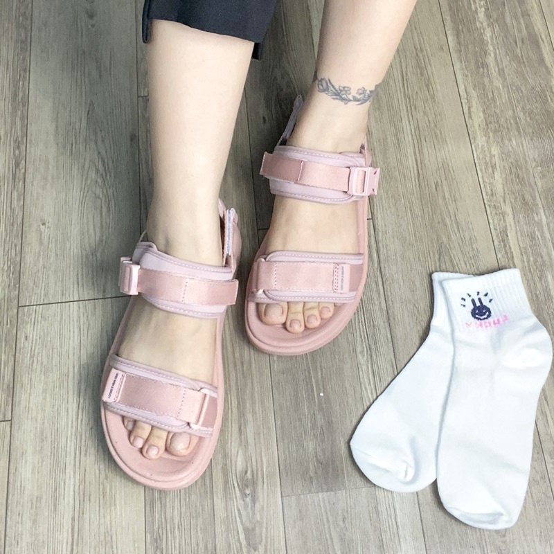 Sandal Nữ Quai Ngang Thời Trang YANKI Sport YK278 - Hồng