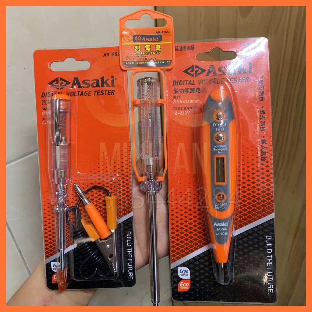 Bút thử điện ASAKI  các loại AC/DC AK-9059 AK-9063 AK-9065