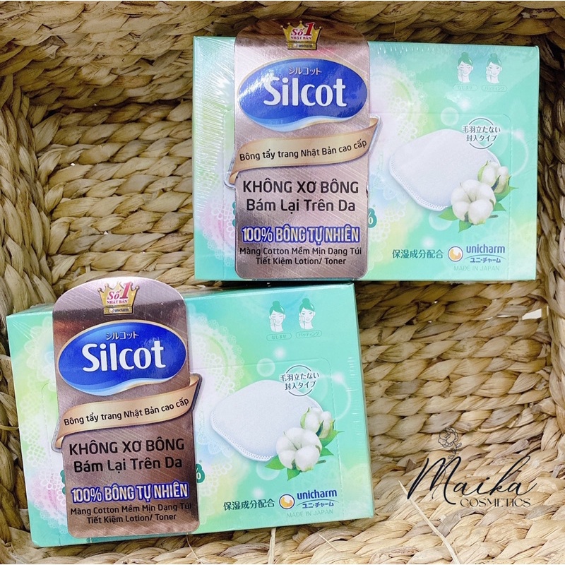 ( CHÍNH HÃNG ) BÔNG TẨY TRANG SILCOT NHẬT BẢN