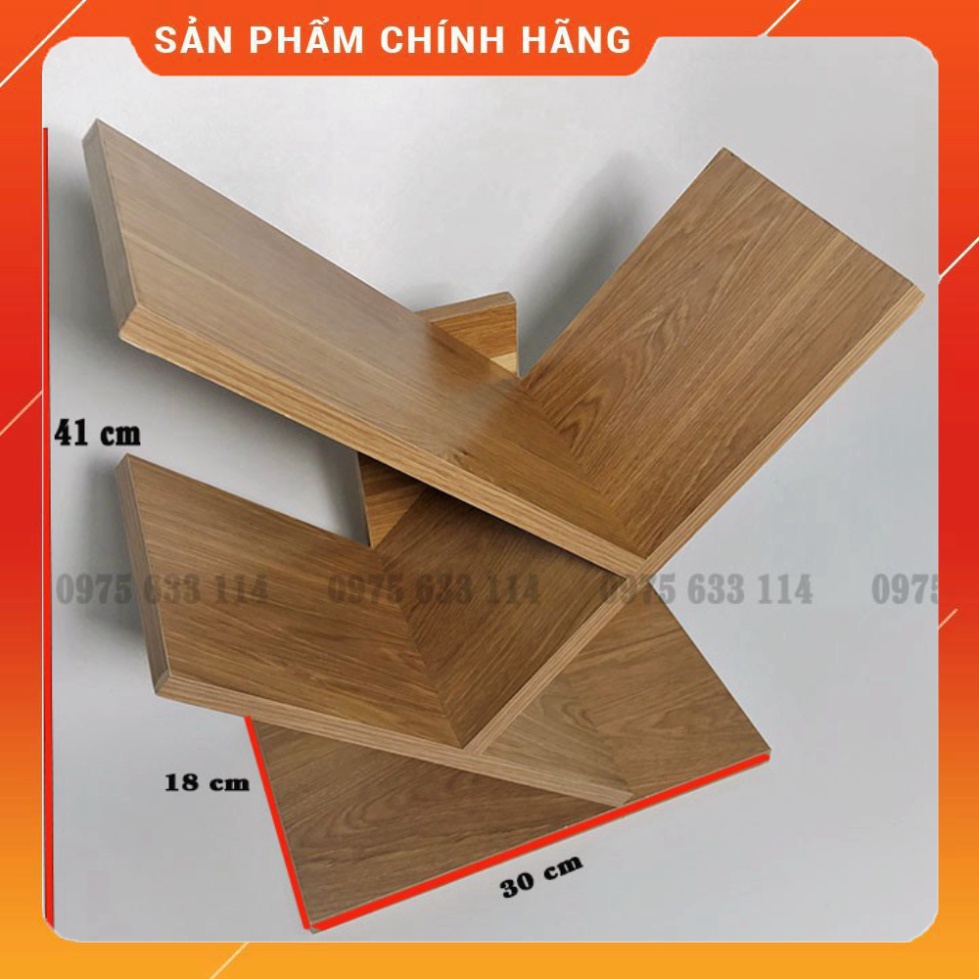 Kệ sách để bàn 💙FREESHIP💙 Giá sách gỗ mini hình xương cá dễ dàng lắp ghép, di chuyển, decor cho căn phòng thêm xinh