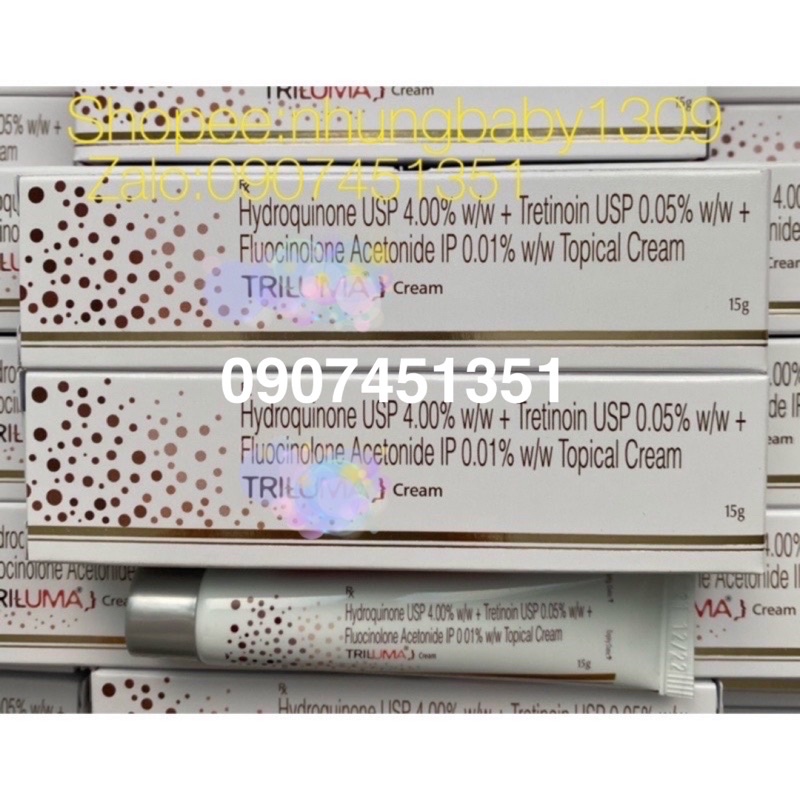 KEM TRÌLÙMÀ TRẮNG DA GIẢM NÁM