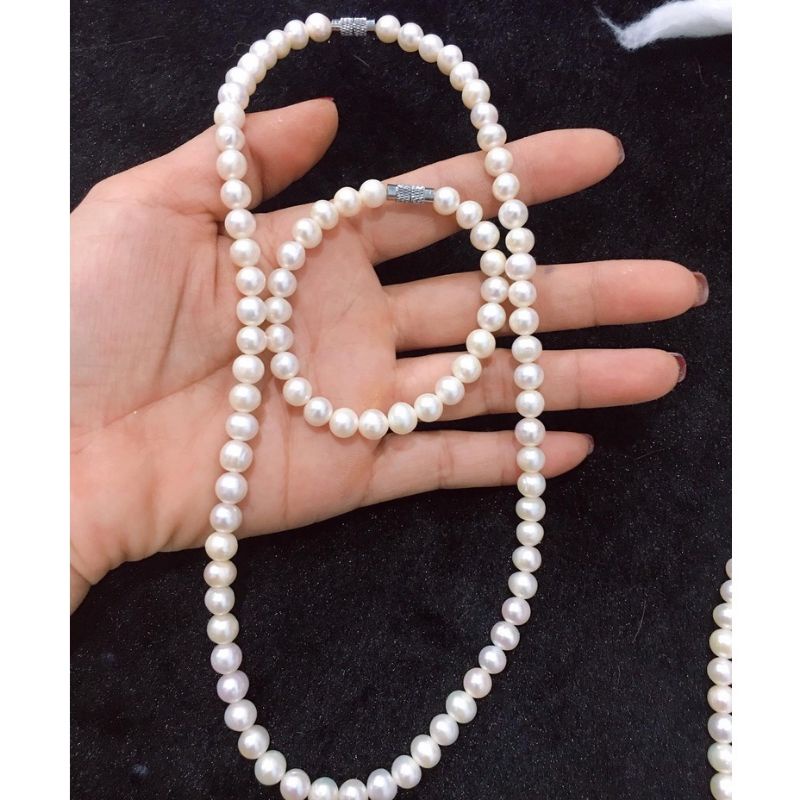 Bộ trang sức trai thiên nhiên set 4 món làm quà tặng sang trọng đẳng cấp