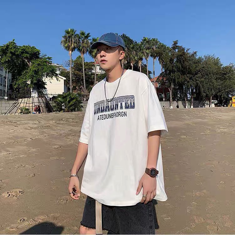 Áo thun fom rộng tay lỡ unisex nam nữ phong cách oversize AT 532