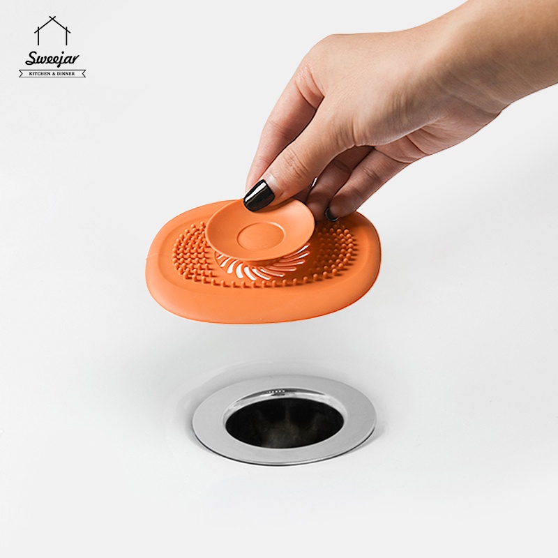 1 Nắp Đậy Cống Thoát Nước Sàn Nhà Bằng Cao Su Chống Tắc Nghẽn Chống Mùi Hôi