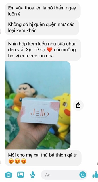 [CAO CẤP] Kem dưỡng siêu kích trắng mịn body ban đêm - Cam kết bật tông sau 7 ngày - JELLO WHITENING CREAM | BigBuy360 - bigbuy360.vn
