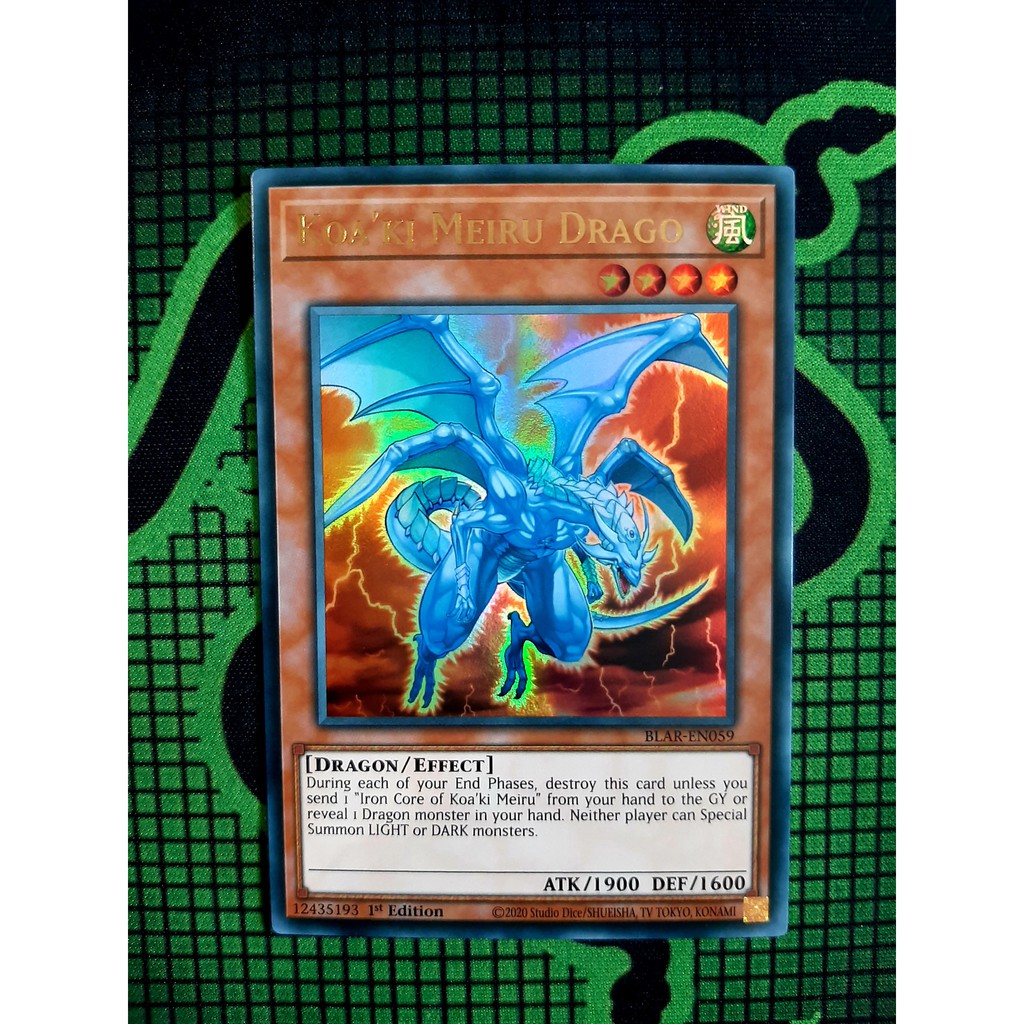 THẺ BÀI YUGIOH Koa'ki Meiru Drago - BLAR-EN059 - Ultra Rare 1st Edition