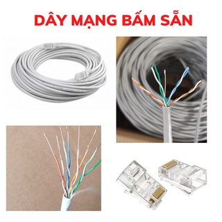 Dây Cáp Mạng Hikvision 8 Lõi Đồng lên tốc độ 1000, Nhựa Chống Cháy Chuyên Dụng Cho Camera POE - Chính hãng