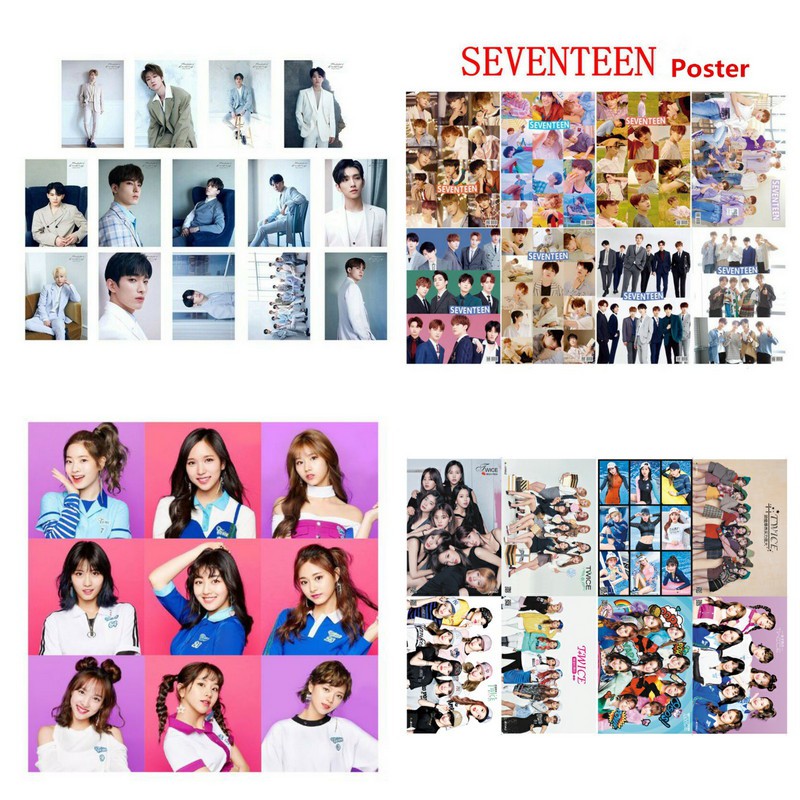 1 tấm poster A4 idol kpop in hình SNSD BLACKPINK NCT AESPA ảnh đẹp nhiều mẫu