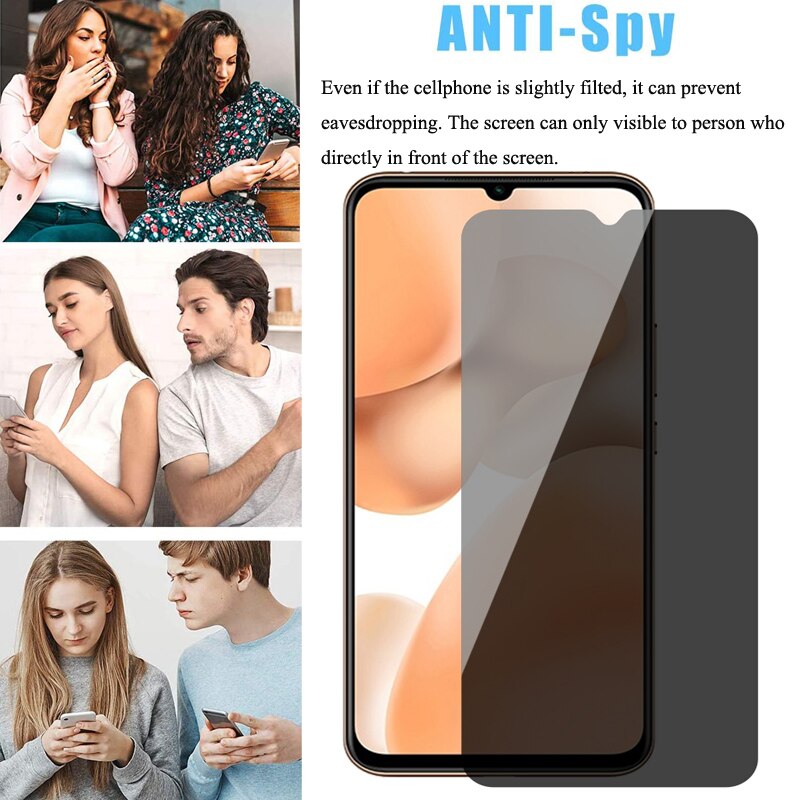 Kính cường lực chống nhìn trộm dành cho Xiaomi Redmi K40 K30 K20 Pro Redmi 10x Pro 8a 7a 9a