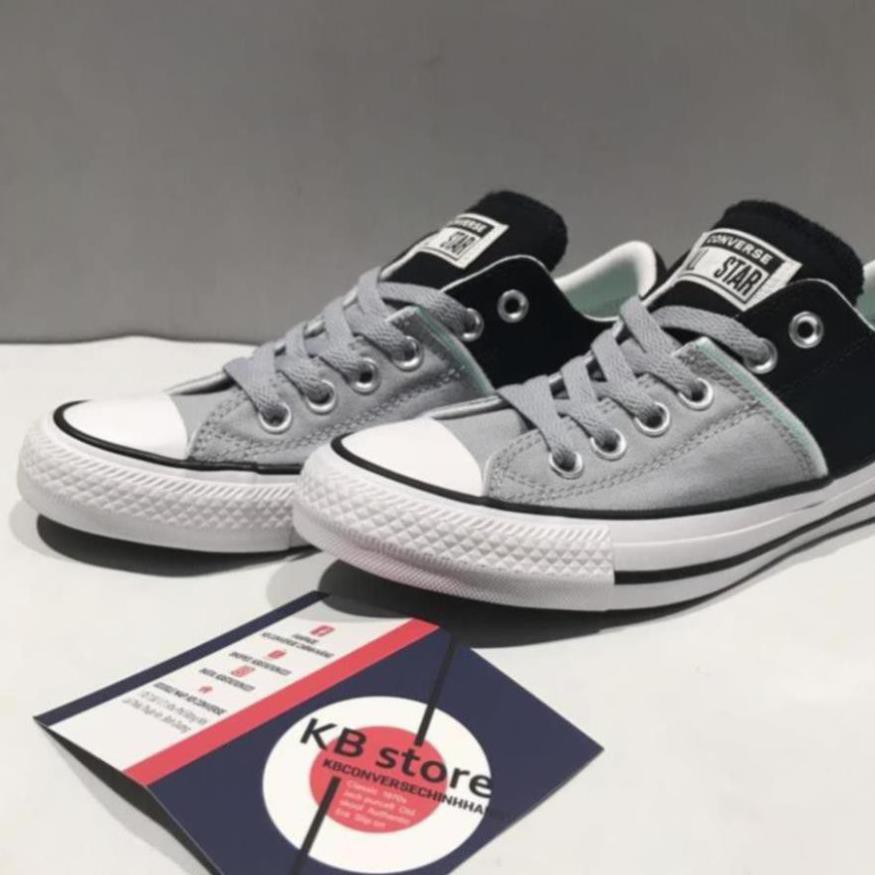 [Sale 3/3]Giày Converse Chuck Madision xám đen cổ thấp P09 ^