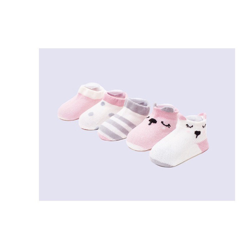 Sét 5 đôi tất  lưới loại đẹp cho bé