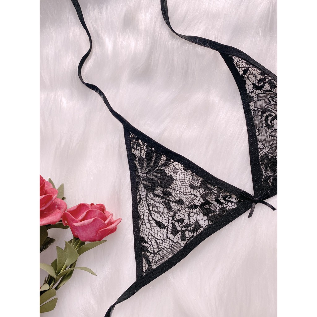 [Q11.HCM] [BK022] Bộ lót lọt khe - Set cosplay ren xuyên thấu gợi cảm - Cô chủ nhỏ | BigBuy360 - bigbuy360.vn