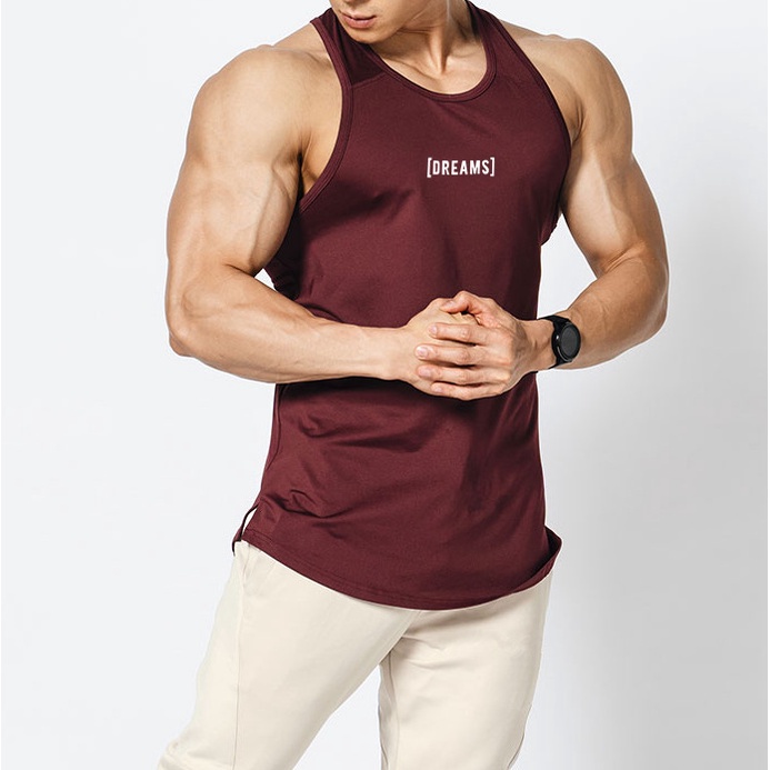 [GYMen] Áo ba lỗ nam tập gym, ôm sát cơ thể, thiết kế ba lỗ thông hơi, hút mồ hôi, khô nhanh, ôm vừa vặn, không tay áo, áo tập thể dục cho cơ bắp, áo sơ mi bóng rổ