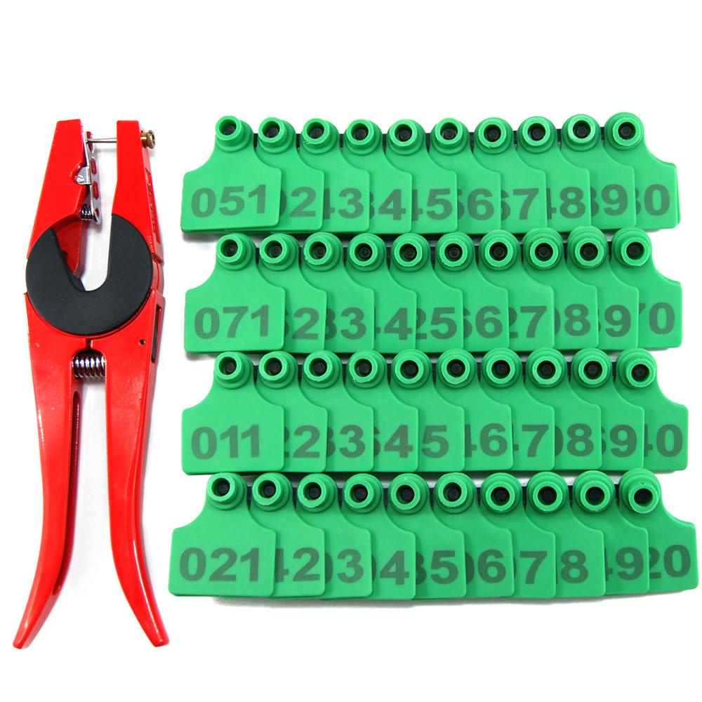 (Tặng THẺ DEO TAI 100PCS) Kìm bấm lỗ tai dùng cho thẻ đeo tai heo lợn THẺ DEO TAI LỢN HEO