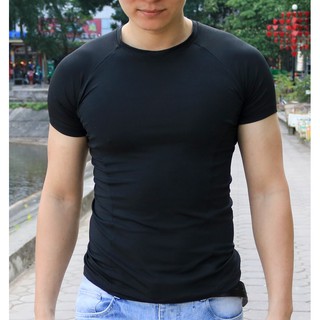 Áo thun trơn nam body