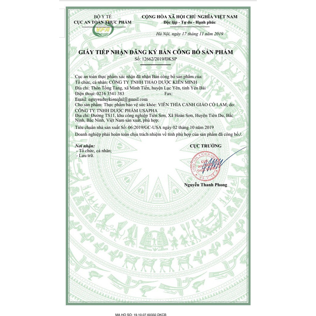 Viên Thìa Canh Giảo Cổ Lam Đại Đức Mạnh 30 Viên