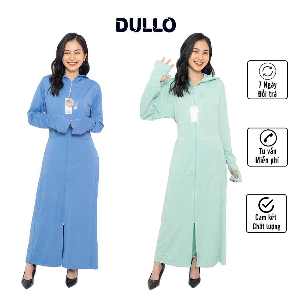 Áo Chống nắng măng tô vải thun lạnh thiết kế trẻ trung