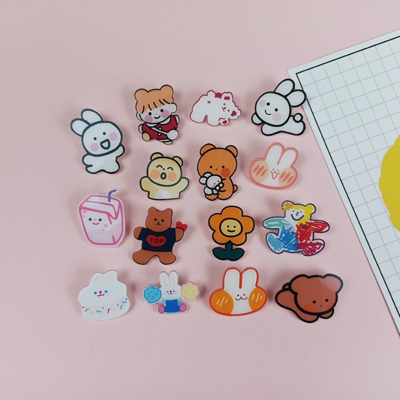 Sticker phụ kiện trang trí pin cài áo túi xách balo LOT STORE ( 1 CÁI STIKER ) STK