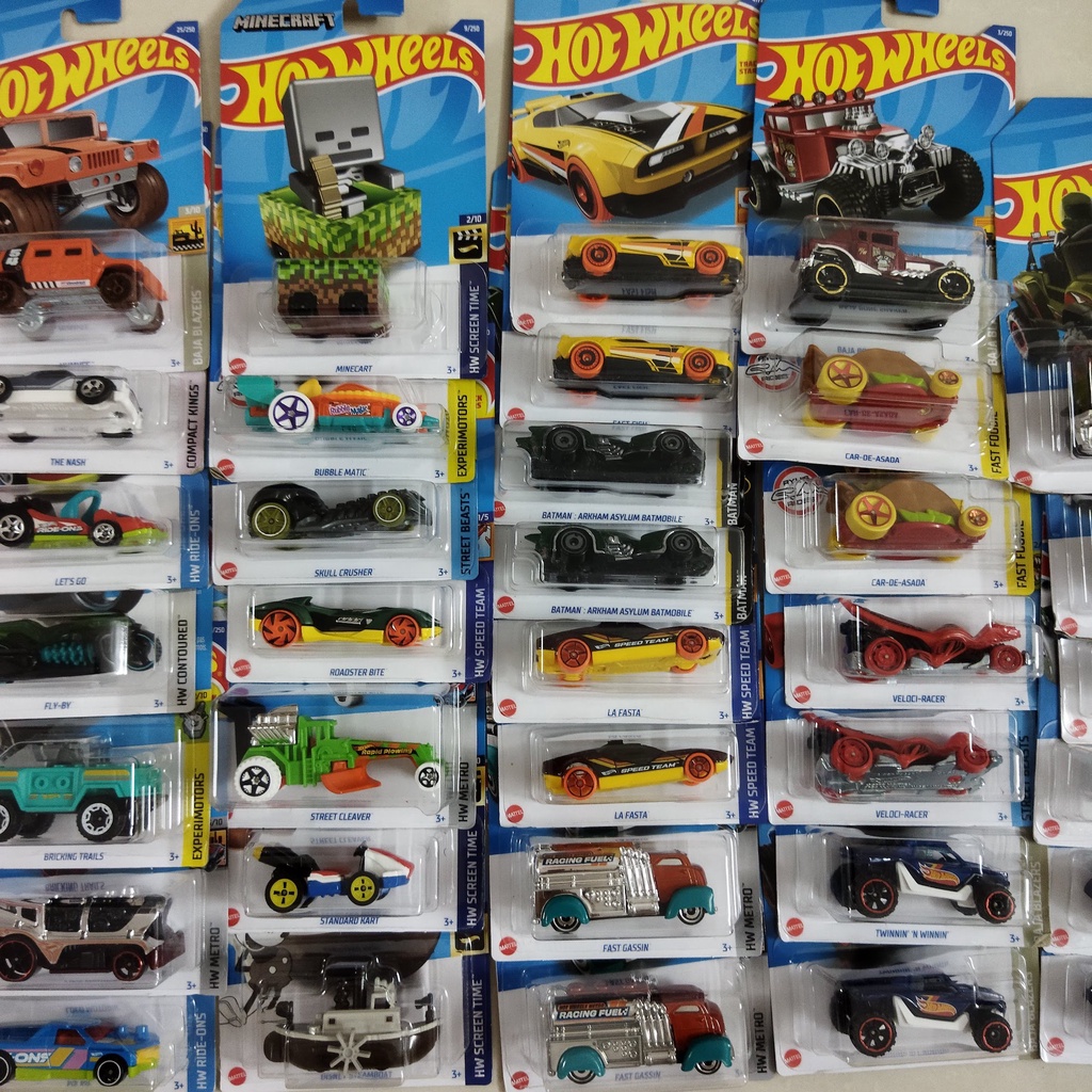 Xe Mô Hình Chính Hãng HotWheels cơ bản đồng giá (MS: 01)