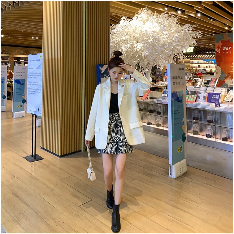 SALE SỐC - Áo Blazer Trắng DORY&PONY SENDOO STREET STYLE – AK103 [Dory&Pony] | BigBuy360 - bigbuy360.vn