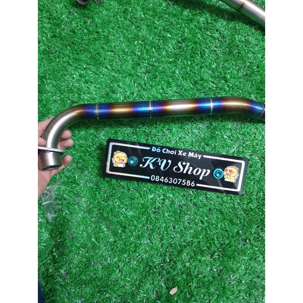 cổ inox 304 gắn pô zin wave 110 - wave rsx -  blade