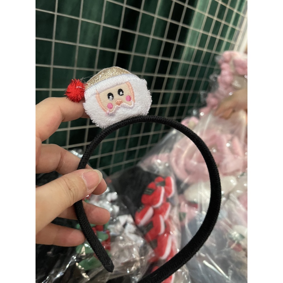 Cài tóc, cài noel 20.12 cho bé - người lớn free size màu cute lông mềm nhiều hình
