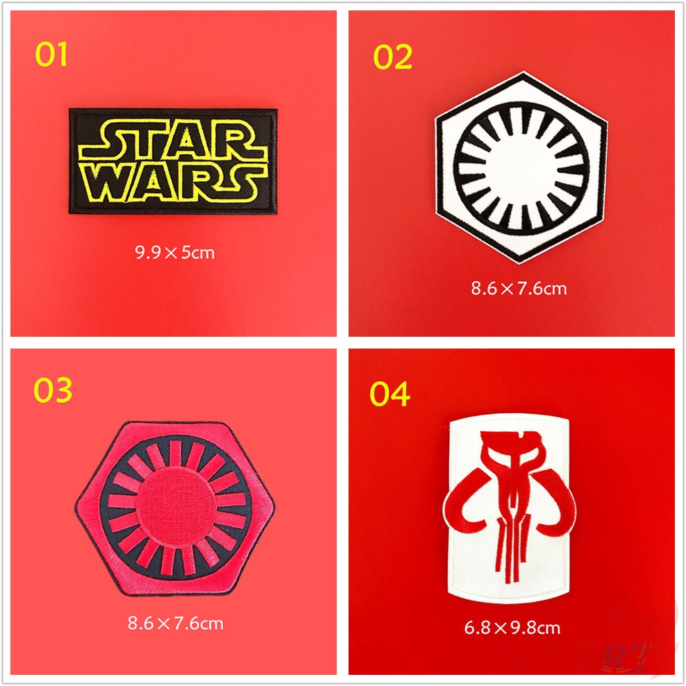 Miếng vá ủi quần áo họa tiết Star war seri 02 độc đáo