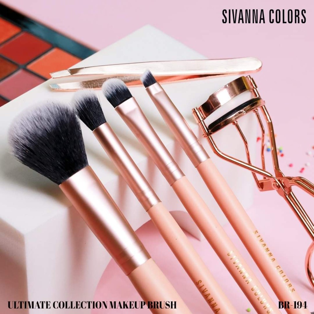 01 Bộ Cọ Trang Điểm Sivanna Colors Ultimate Collection Makeup Brush