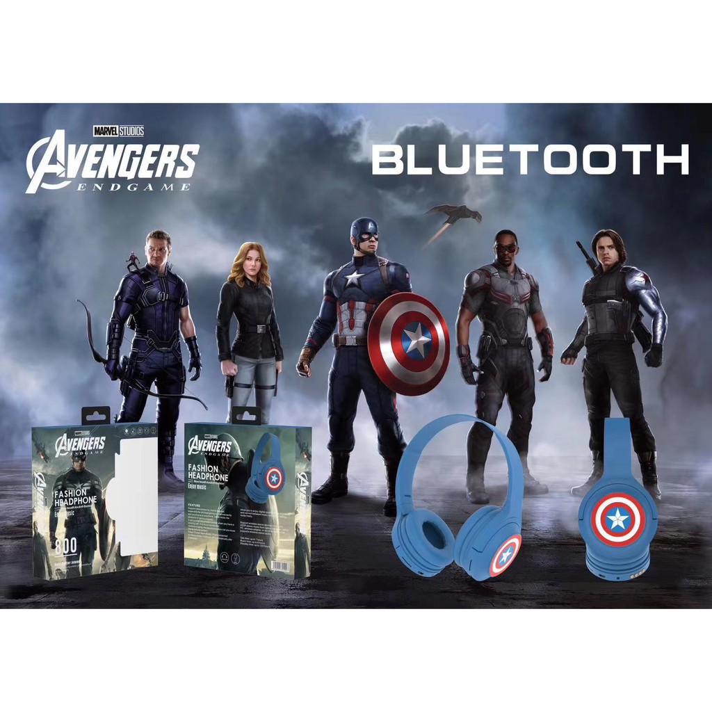 Giá Trị Đặc Biệt Mới Được Thêm Vào Mới MARVEL Spider-Man Tai Nghe Tai Nghe Bluetooth Có Thẻ Bluetooth5.0Đa Năng Không Dâ