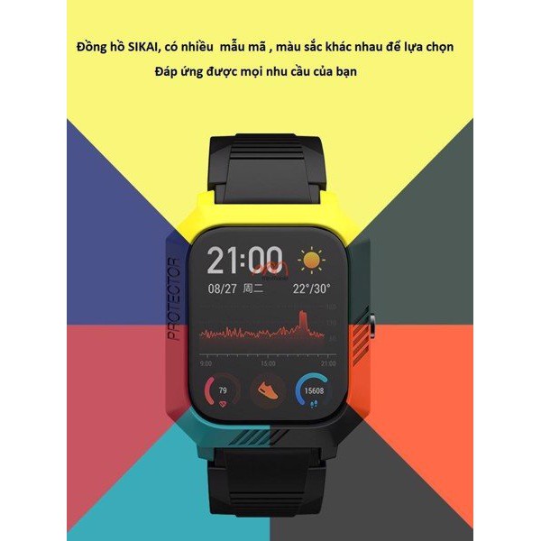 Ốp viền Amazfit GTS hiệu Sikai