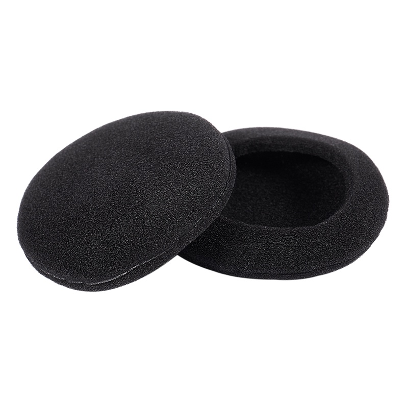 Set 2 đệm xốp bọc đầu tai nghe 50mm màu đen