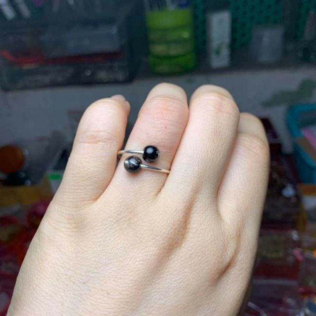 NHẪN BẠC ĐÁ PHONG THỦY