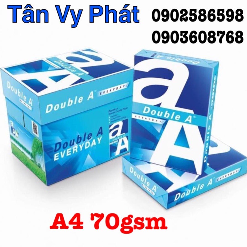 Giấy Double A4 70 gsm