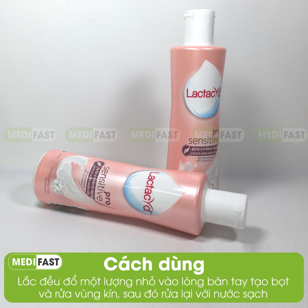 Dung dịch vệ sinh phụ nữ Lactacyd FH - giúp duy trì độ PH tự nhiên - Chai 250ml