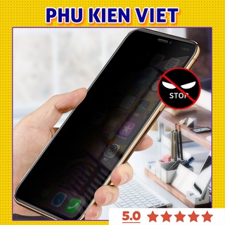 Kính cường lực iphone chống nhìn trộm Privacy 6/6plus/6s/6splus/7/7plus/8/8plus/x/xs/11/12/pro/max/plus/promax