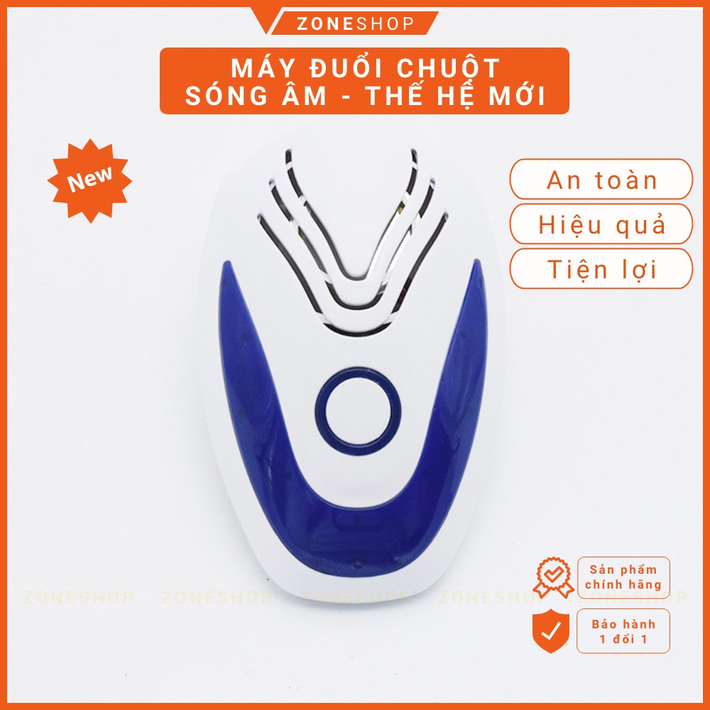 COMBO 2 Máy đuổi chuột và muỗi sóng âm ZoneHouse, thiết bị đuổi chuột, muỗi, côn trùng bằng sóng siêu âm ZONESHOP