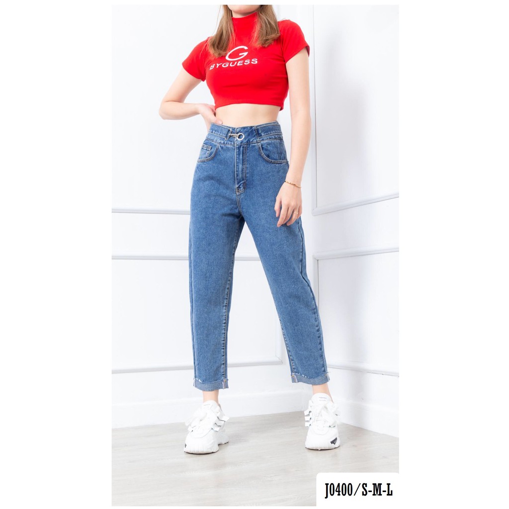 Quần Jean Baggy Lưng Siêu Cao J0400