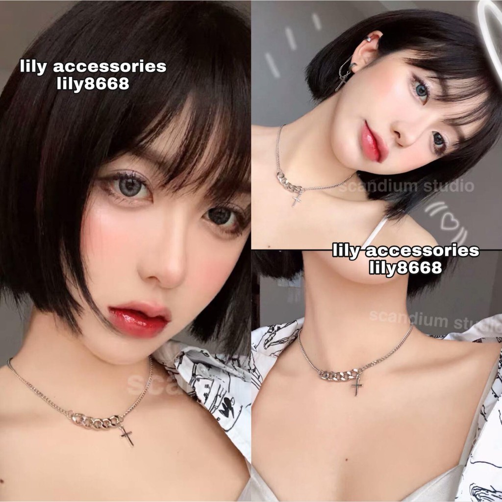 dây chuyền vòng cổ dây xích thánh giá cho nam và nữ unisex