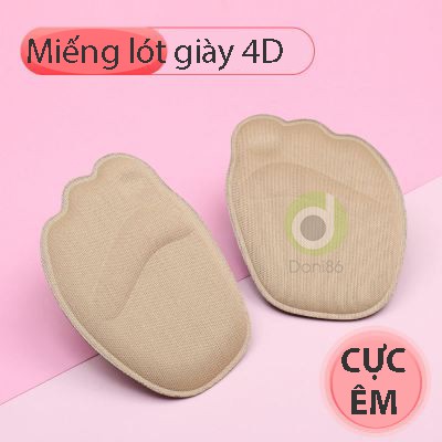 Cặp lót mũi giày cao gót, giày búp bê cực êm chân, hút mồ hôi_ Heel Liner_thiết kế 4D_PK14