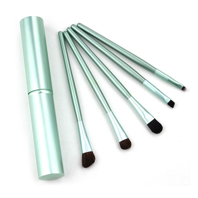 Set 5 Cọ Trang Điểm Mắt Cán Gỗ Chuyên Nghiệp