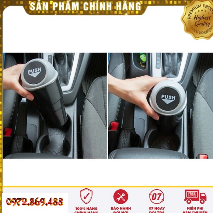 Cốc Đựng Rác Mini Trên Xe Ô tô và Trên Bàn Làm Việc Đa Năng