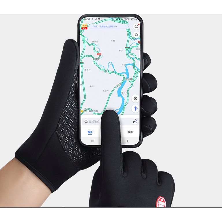 Găng Tay Xe Máy, Moto - Chống Nước, Có Lớp Su Chống Trượt