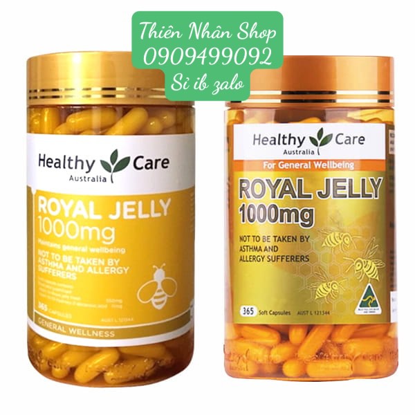 Sữa ong chúa đẹp da 1000mg 365 viên Royal Jelly