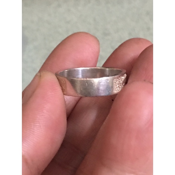 Nhẫn bạc kiểu Unisex si tuyển Nhật