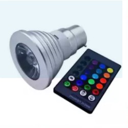 Bóng đèn Led đổi màu điều khiển từ xa (Bạc)