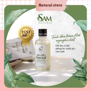 Tinh dầu tràm Huế nguyên chất chính hãng Sam Natural 50ml