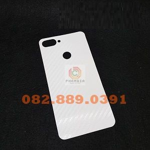 Miếng dán mặt lưng skin carbon Xiaomi Mi 8 Lite